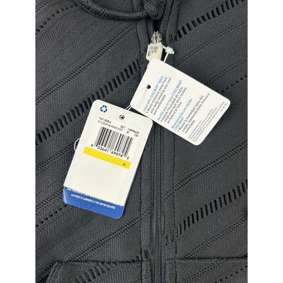 Fila Women's M Long Hooded Full Zip Jacket Black Beach Cover Up NEW With Tags - Picture 5 of 11